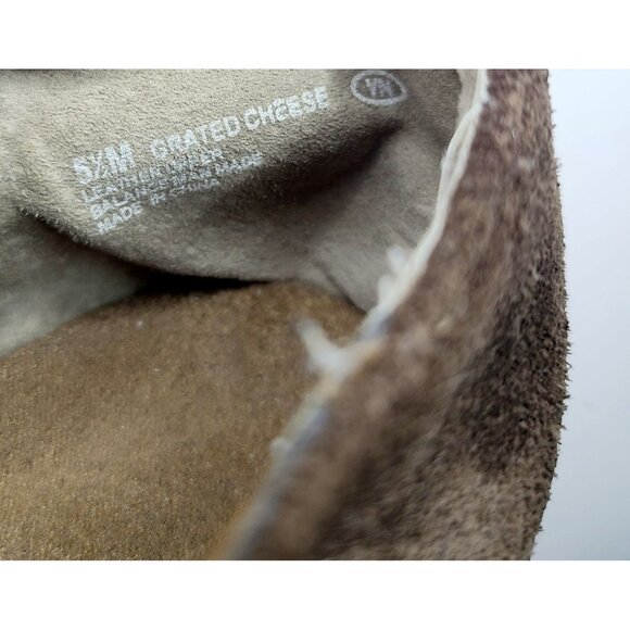 Aerosoles Boots Ankle Booties Brown Suede Wedge Heel Zip-Up Size 5.5 - Picture 11 of 11